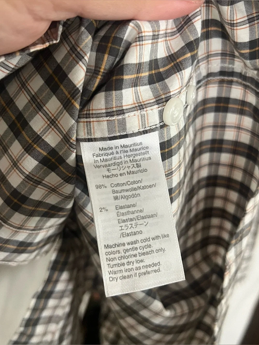 J.Crew Men’s Classic Secret Wash Plaid Button Down Shirt Men’s Small